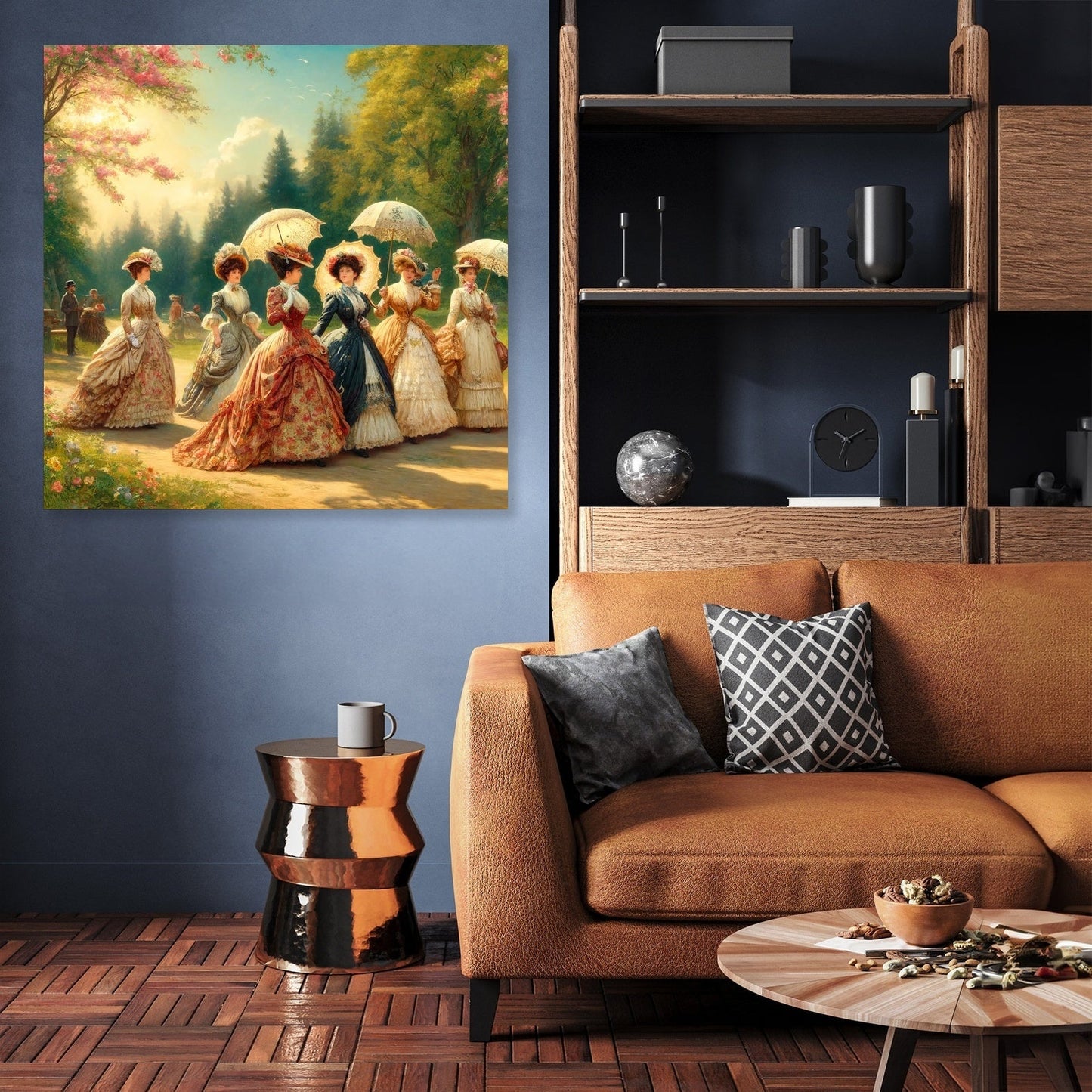 Victorian Spring Elegance Canvas