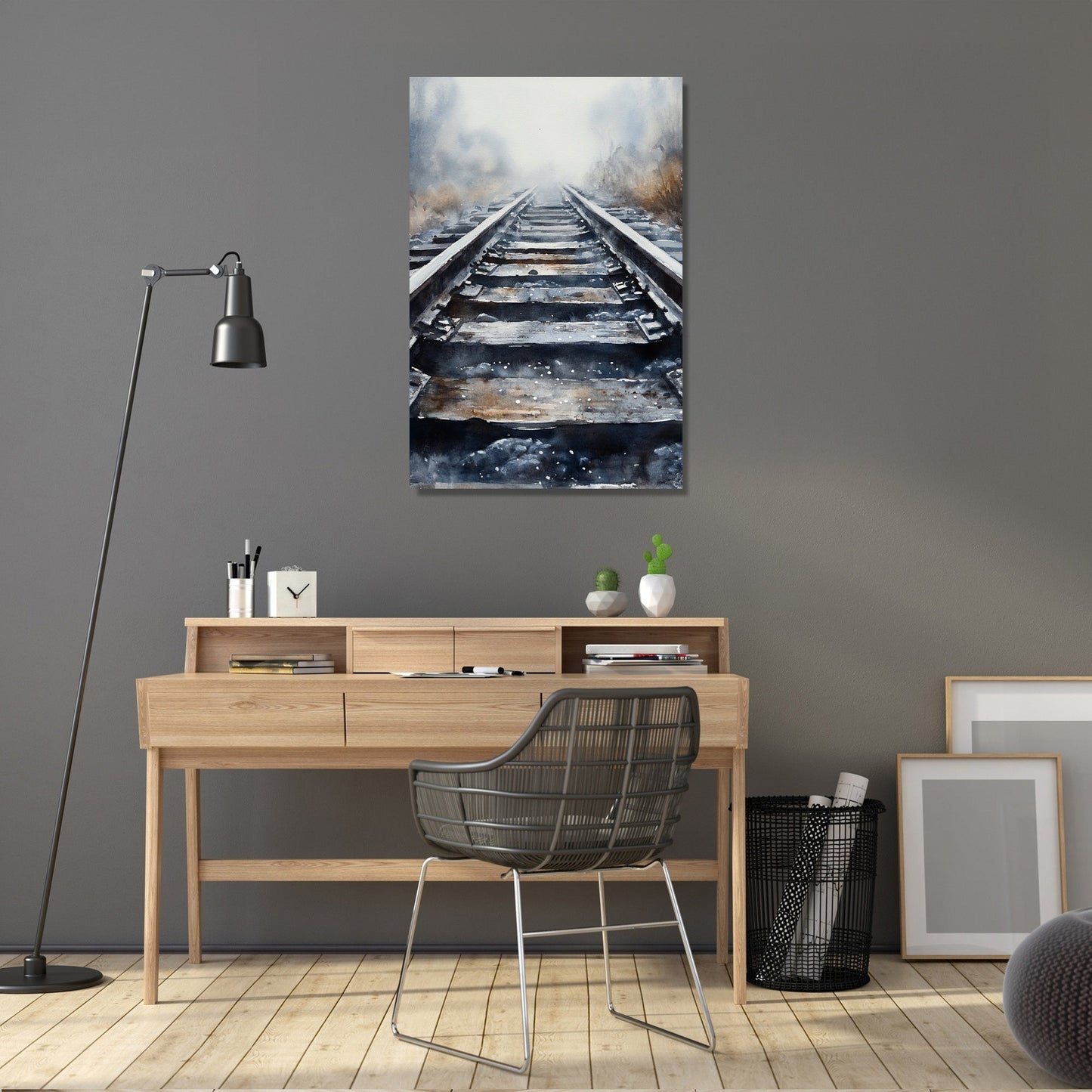 Misty Rails Canvas