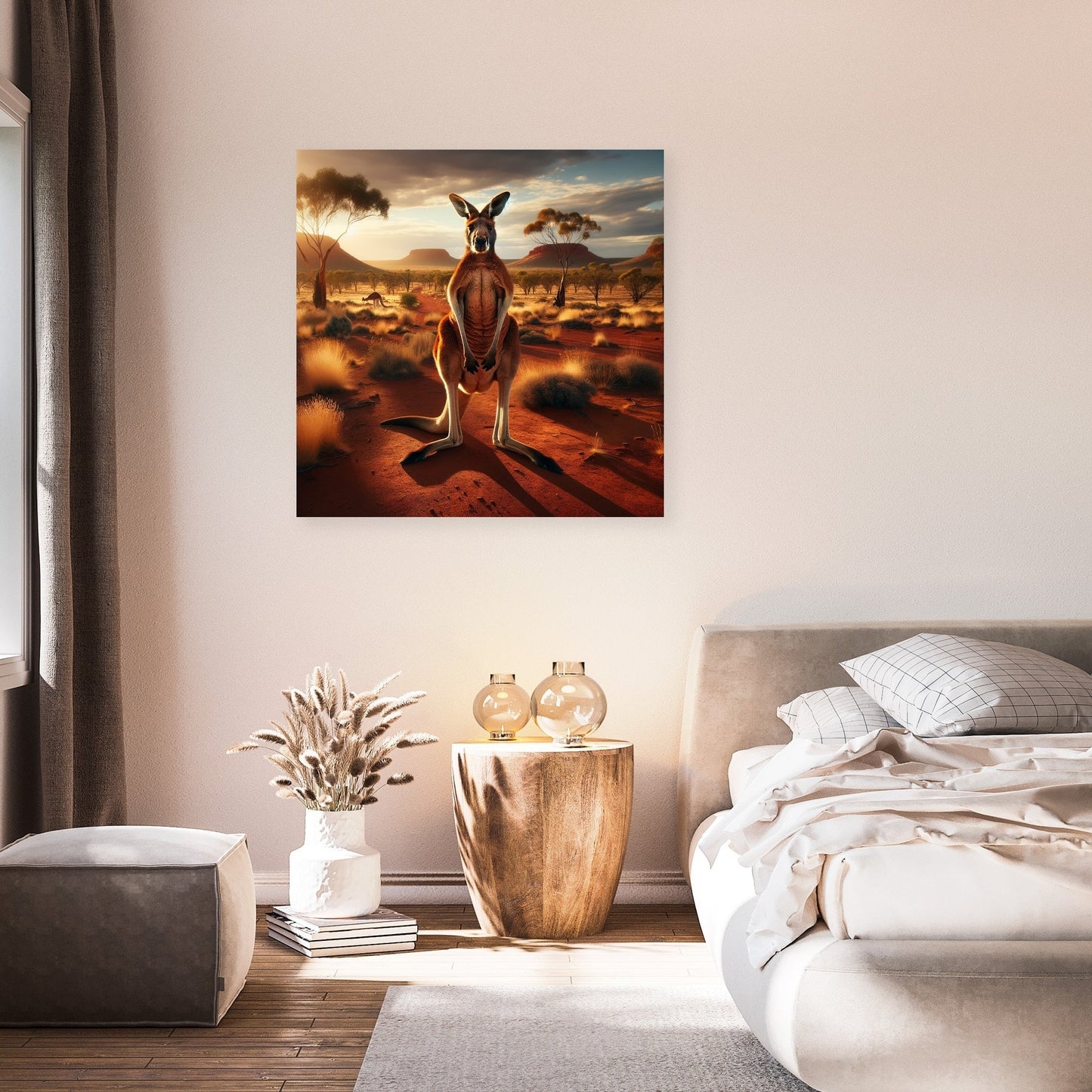 Outback Kangaroo Canvas