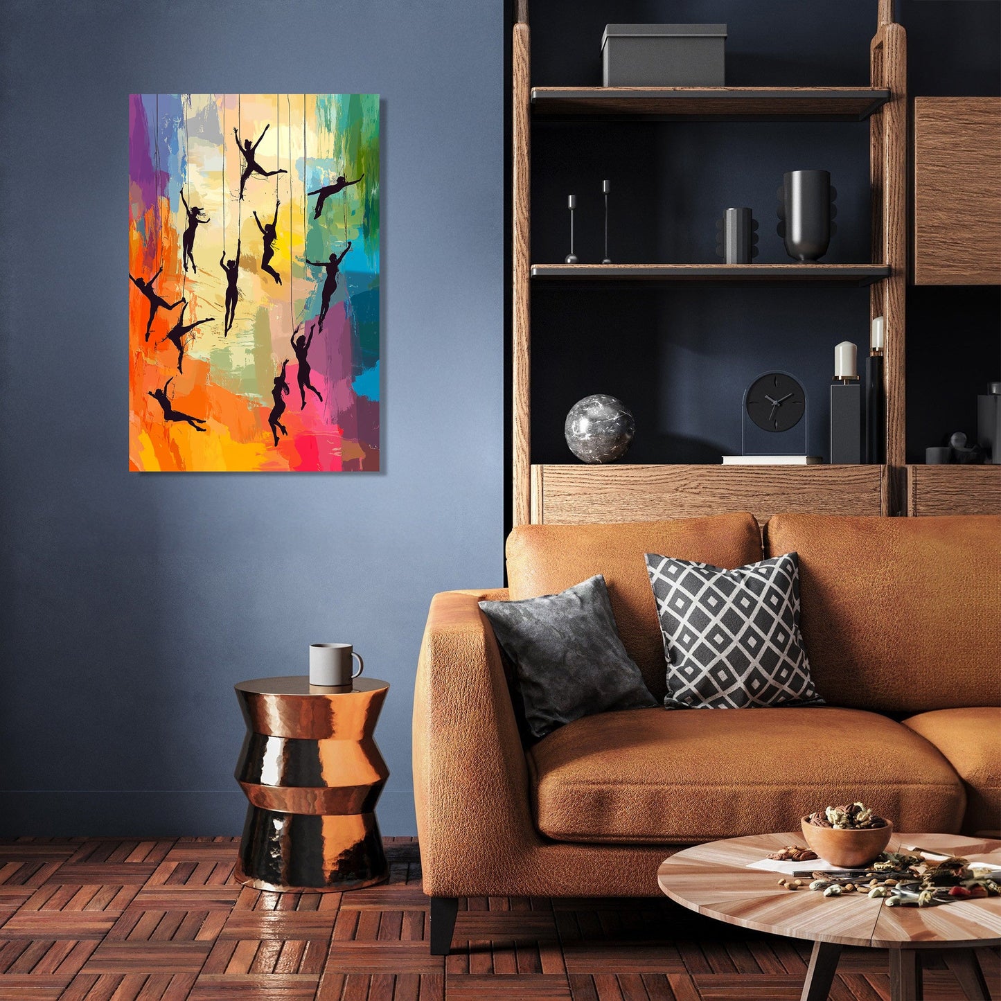 Acrobatics Vibrant Canvas