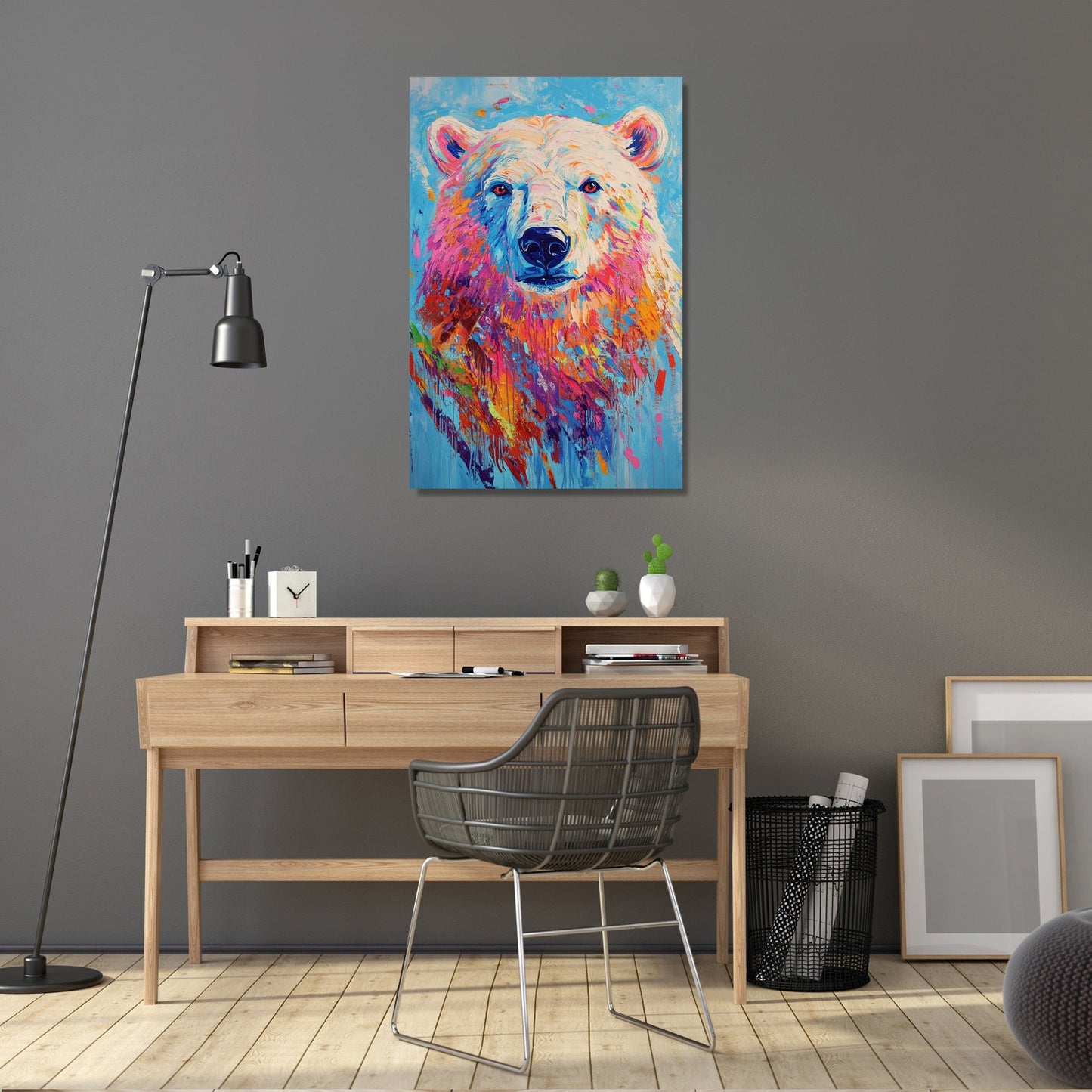 Polar Bear Symphony Canvas
