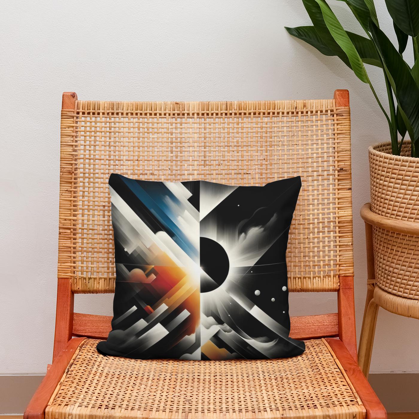 Eclipse of Clarity Cotton Cushion
