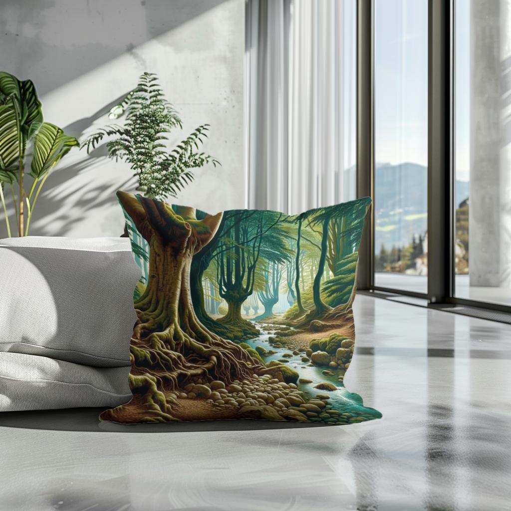 Enchanted Trail Cotton Cushion