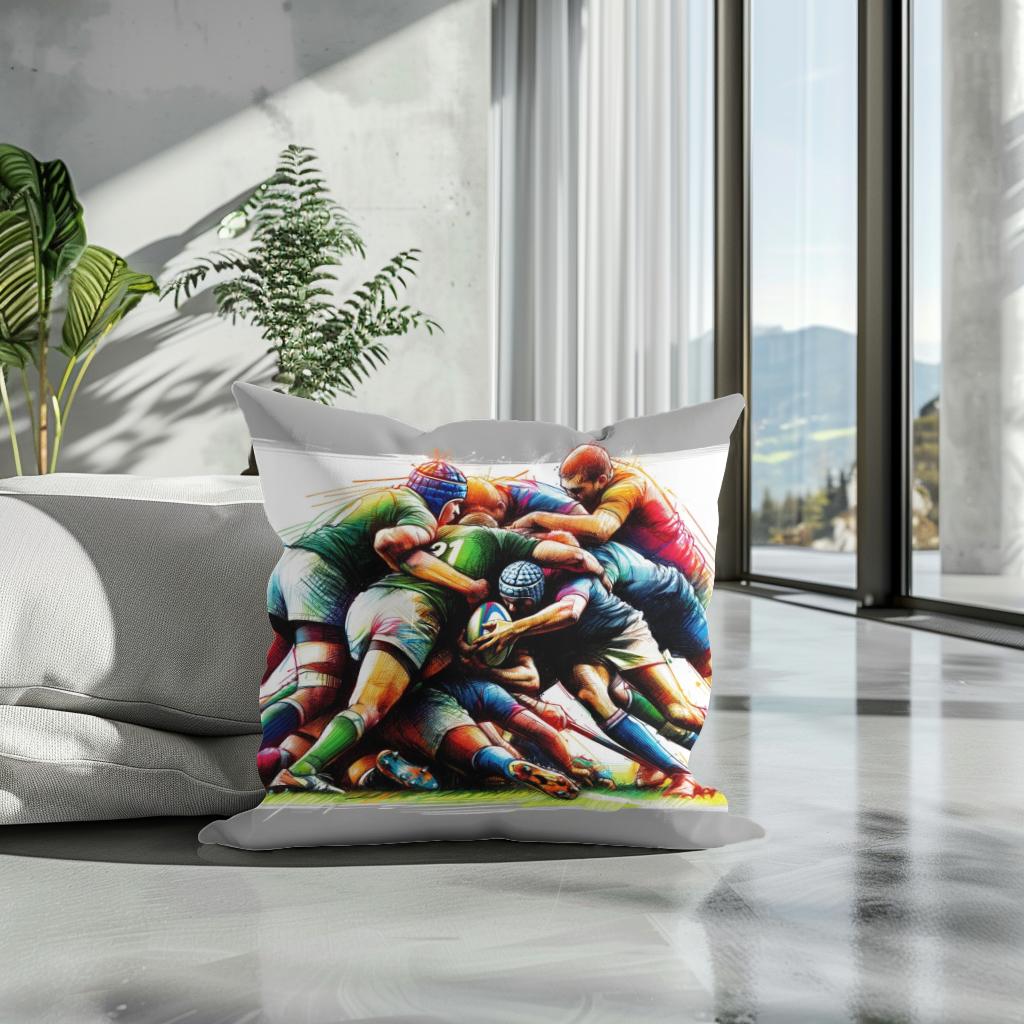 Scrum Sketch Cotton Cushion