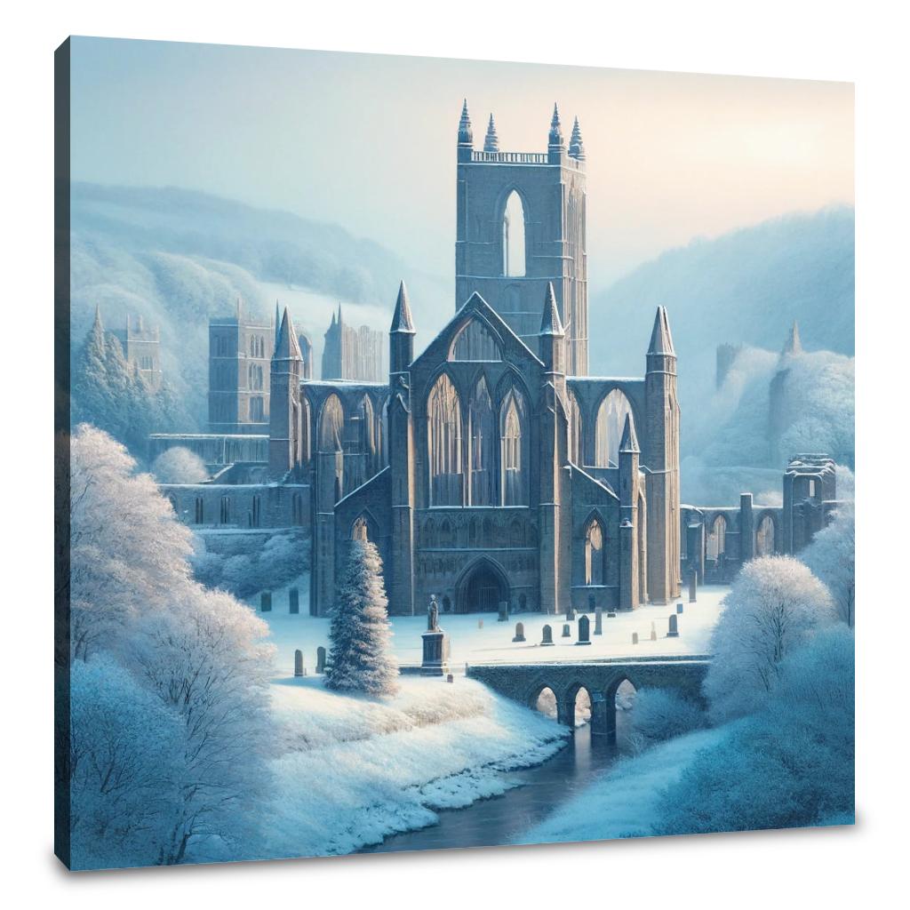 Winter at Bolton Abbey Canvas