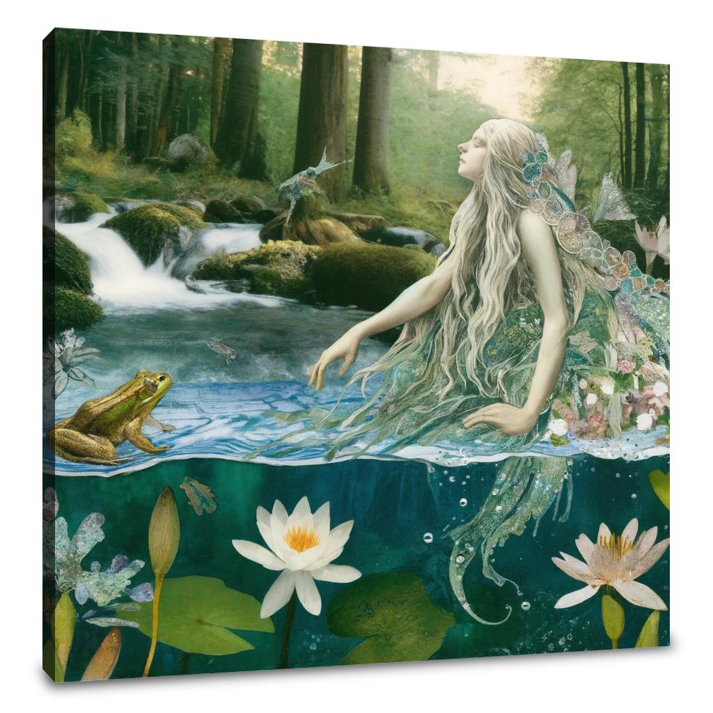 Forest Stream Undine Canvas