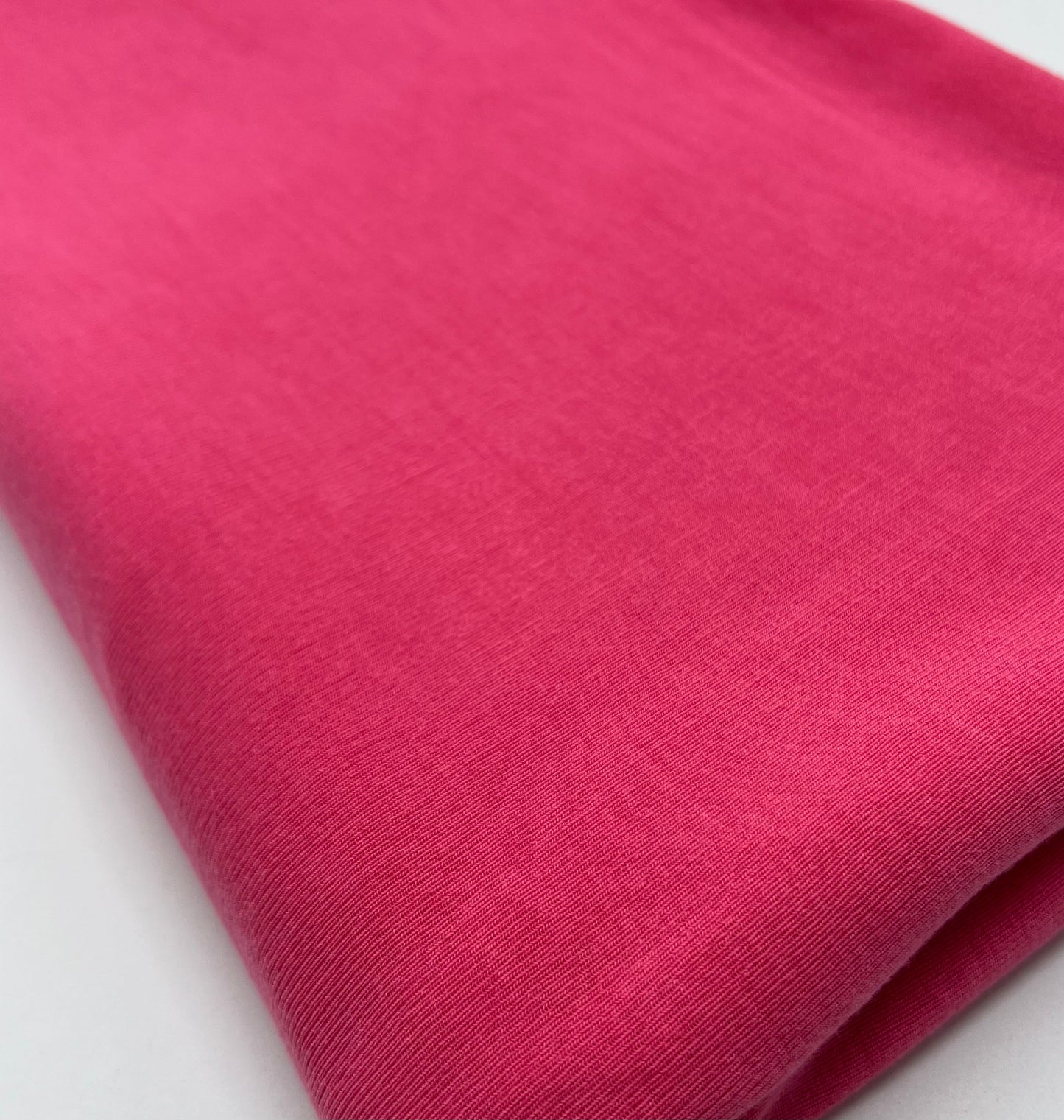 Hot Pink Lightweight Melange Knit Stretch Fabric