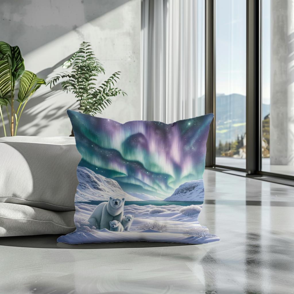 Arctic Whisper Cotton Cushion