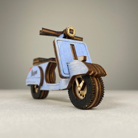 Vespa Ornmanent - Handmade Ornament by Curious Rabbit ®