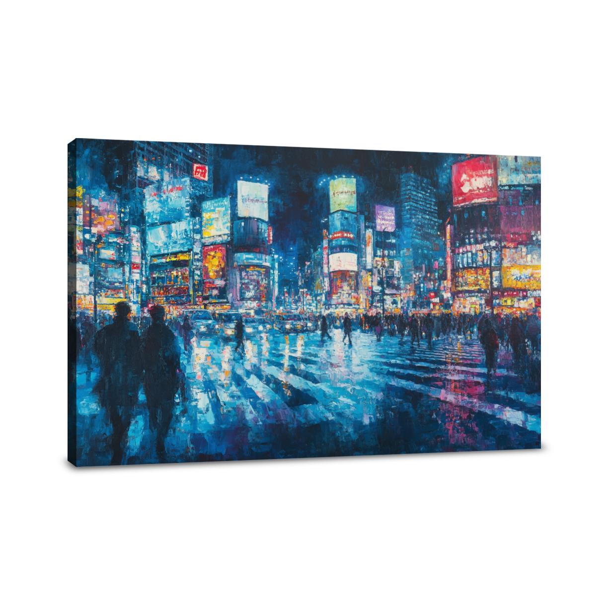 Midnight Shibuya Mystery Canvas