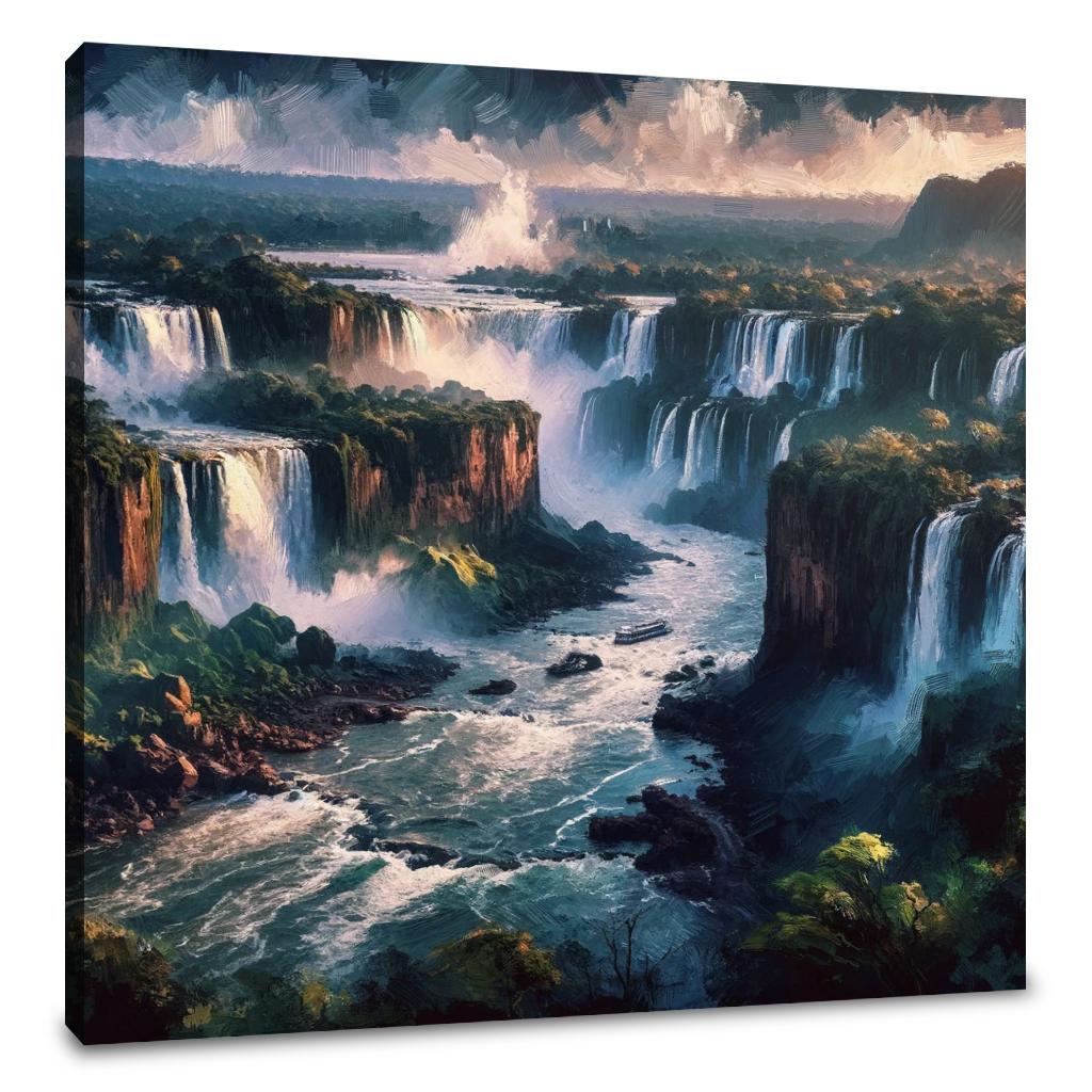 Iguazu Falls Wonder Canvas