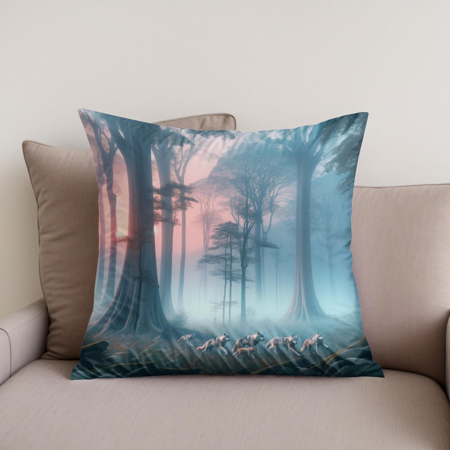 Whispering Meadows Cotton Cushion