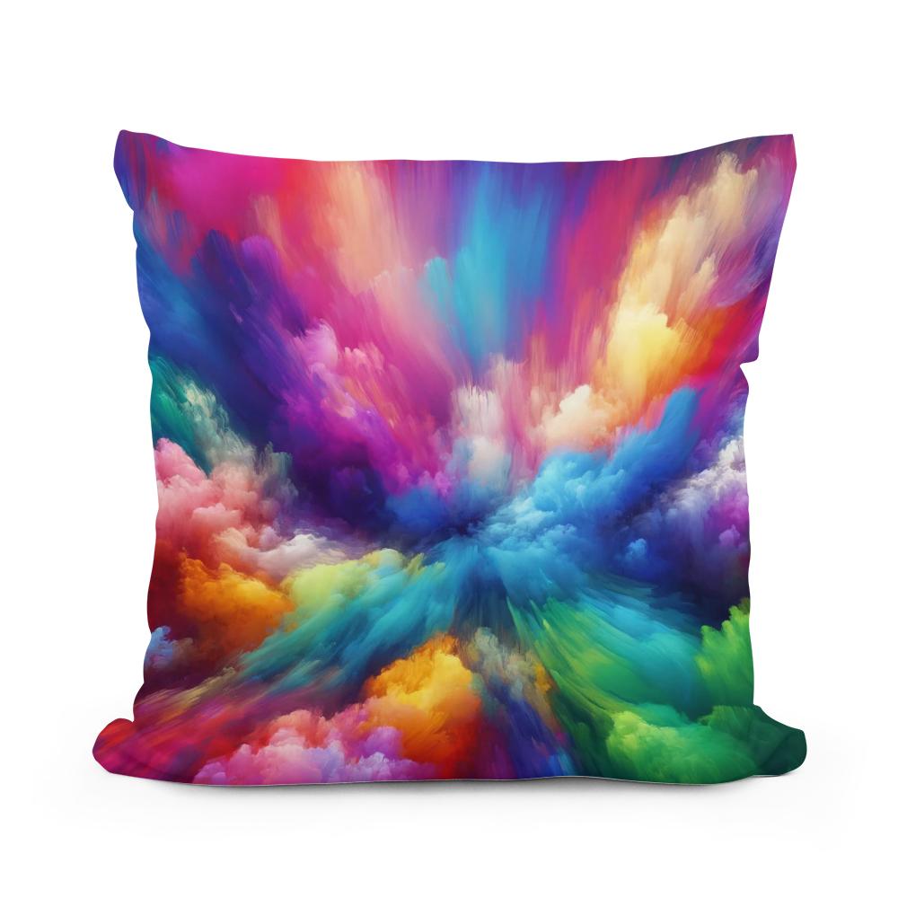 Serene Vibrance Cotton Cushion