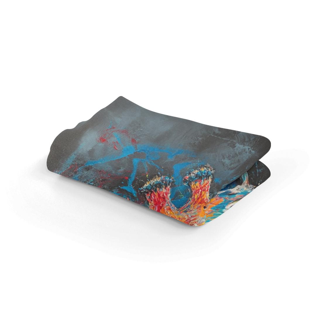 Vibrant Giraffe Duet Blanket
