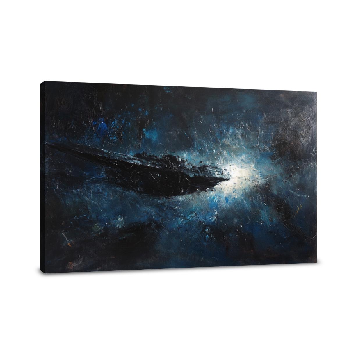 Abandoned Spaceship Canvas