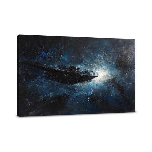 Abandoned Spaceship Canvas