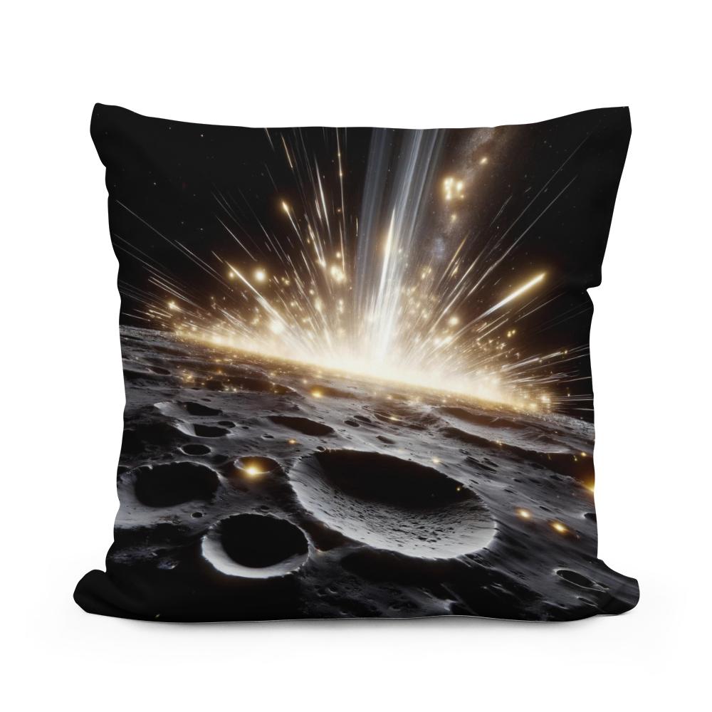 Mercury's Meteor Shower Spectacle Cotton Cushion