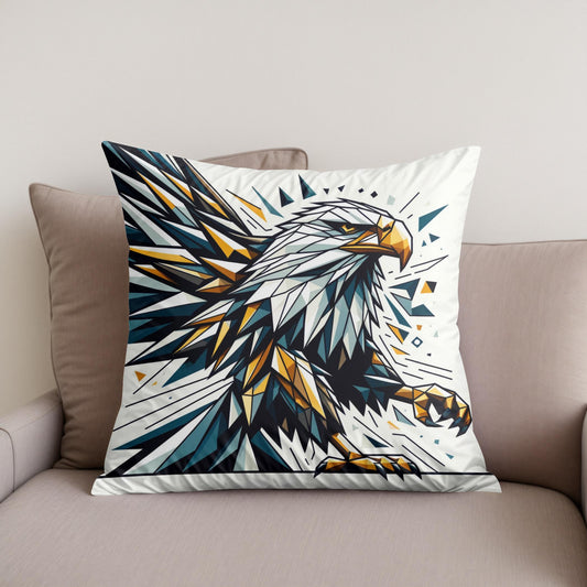 Regal Geometric Eagle Flight Cotton Cushion
