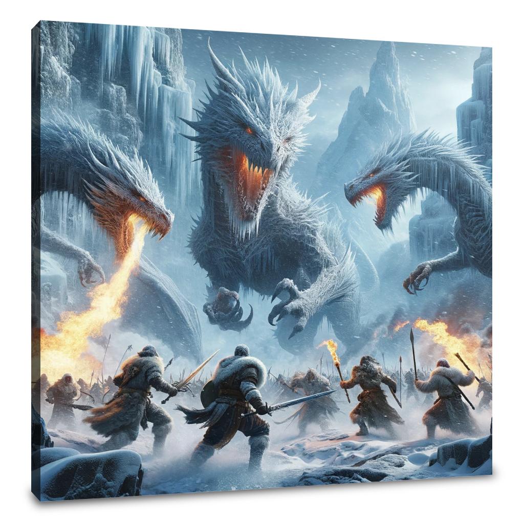 Battle of Frost Island Canvas