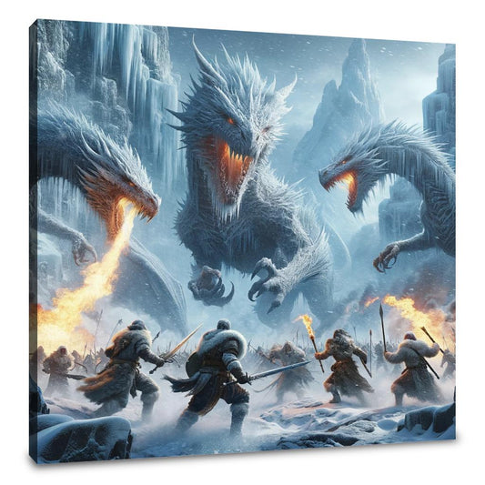 Battle of Frost Island Canvas