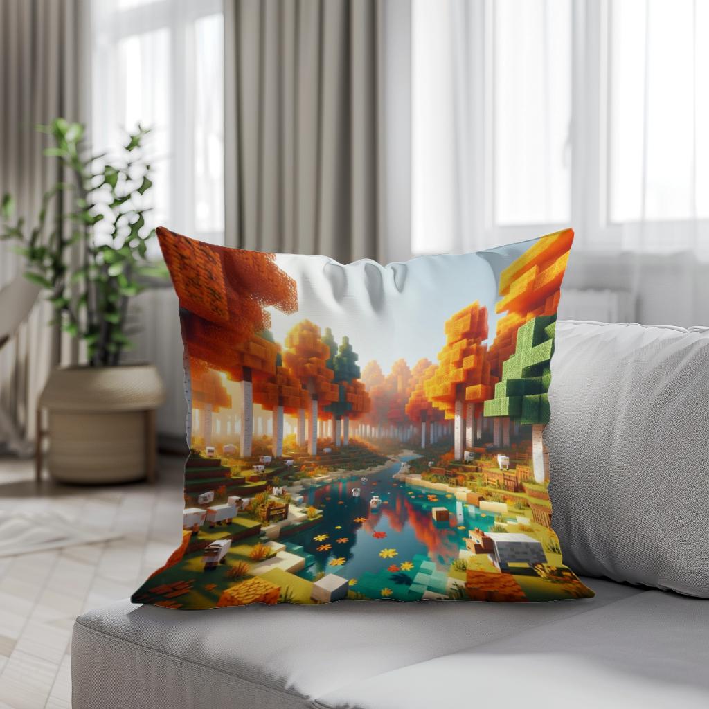 Autumn Reflections Cotton Cushion