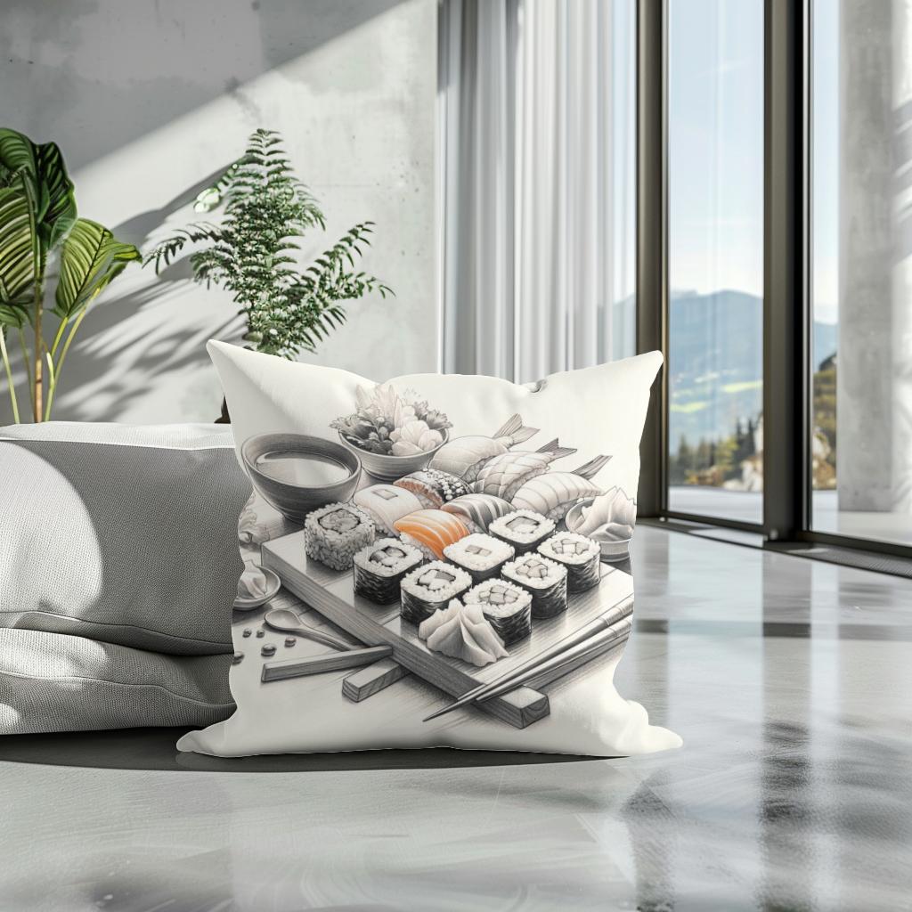 Sushi Zen Cotton Cushion