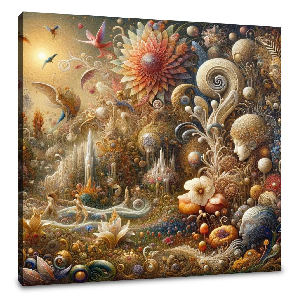 Mystical Garden Dream Canvas