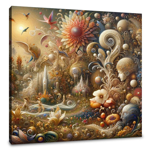 Mystical Garden Dream Canvas