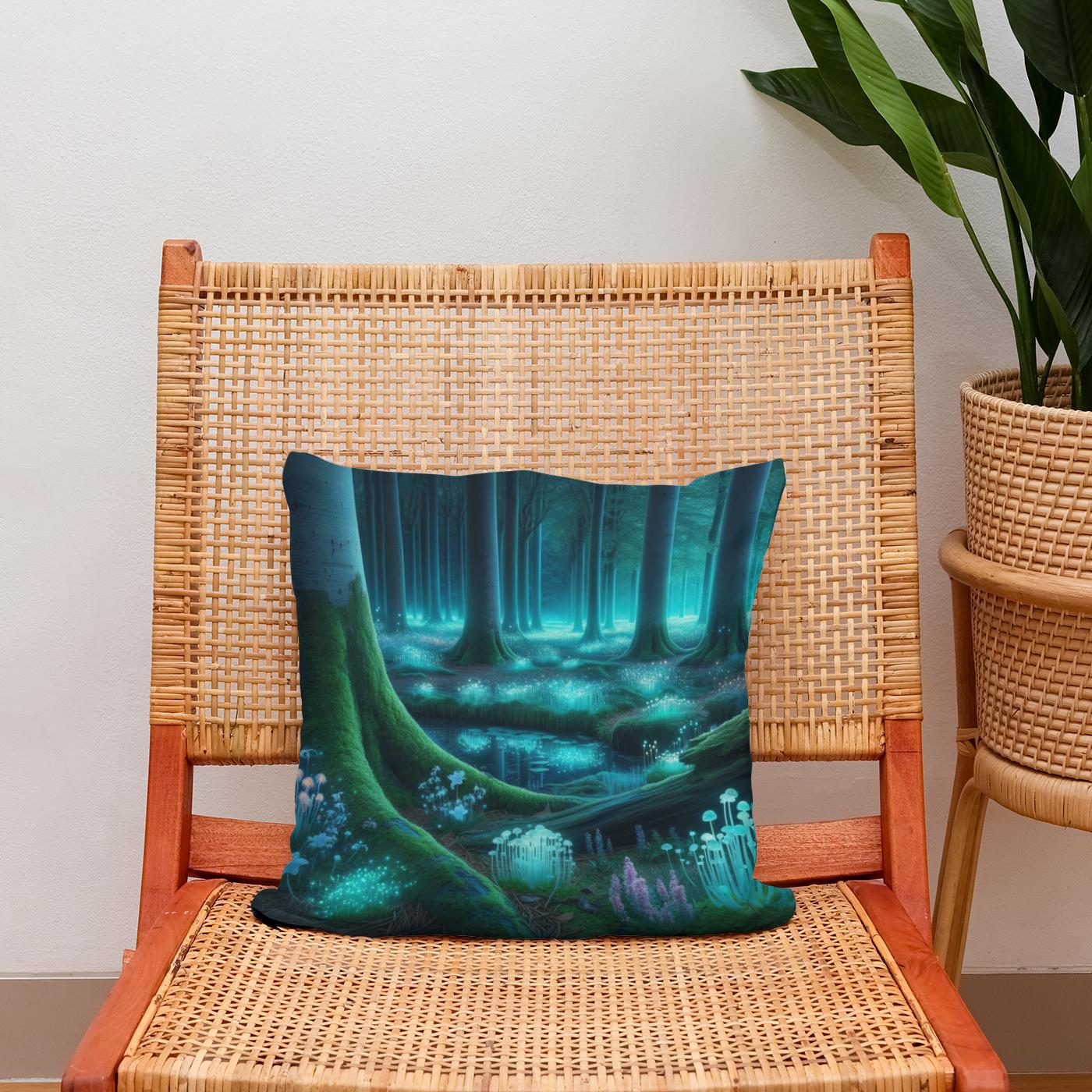 Mystic Glade Cotton Cushion