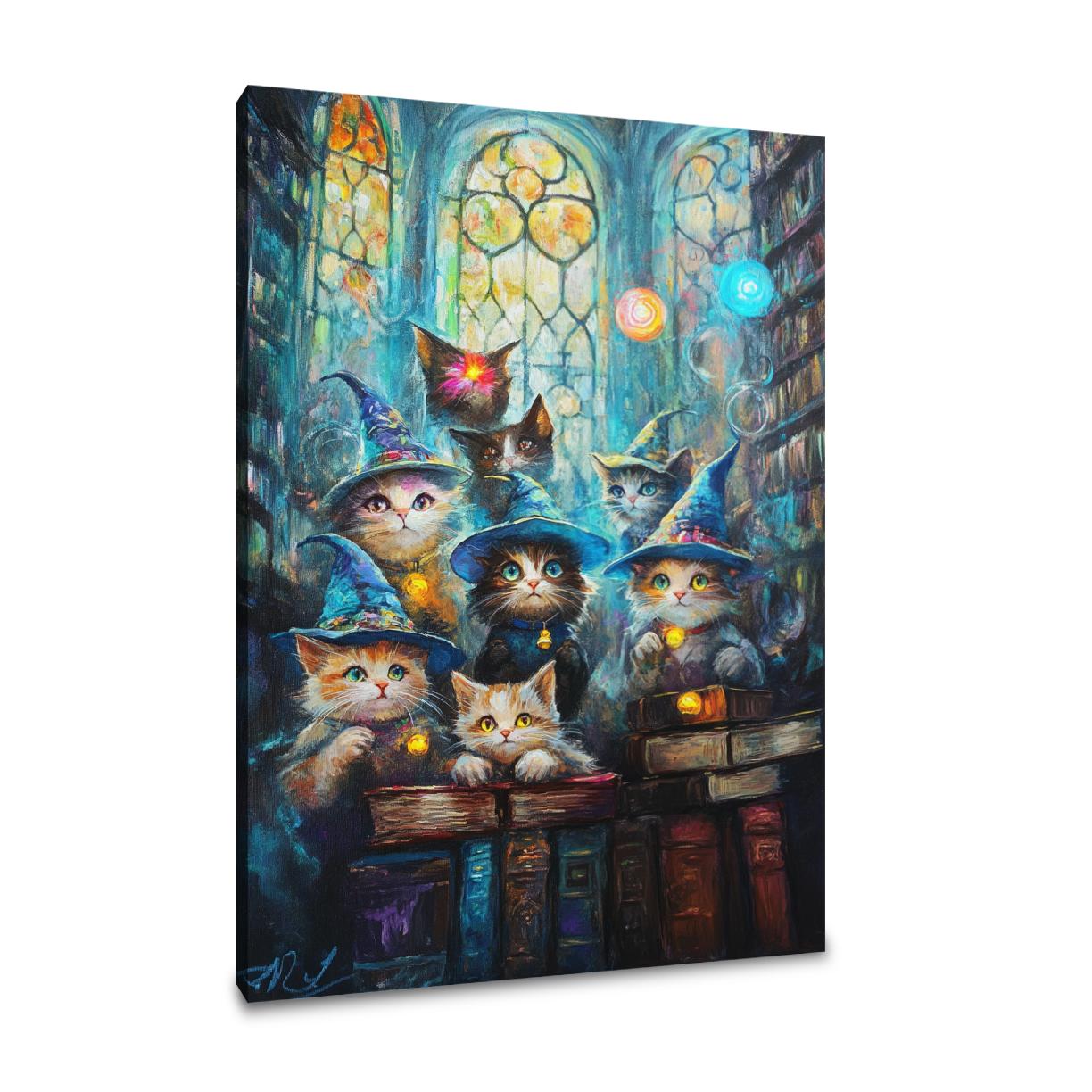 Wizarding Kittens Canvas
