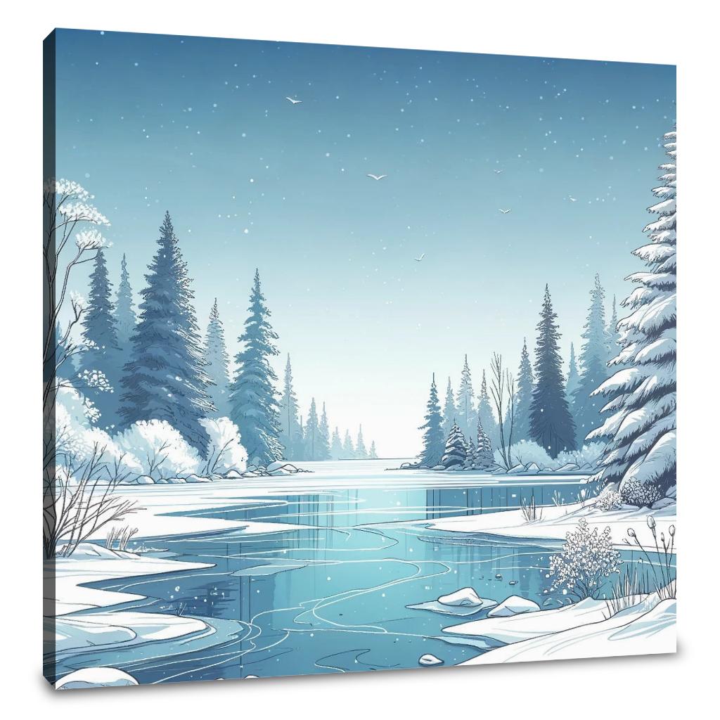 Winter Tranquility Canvas
