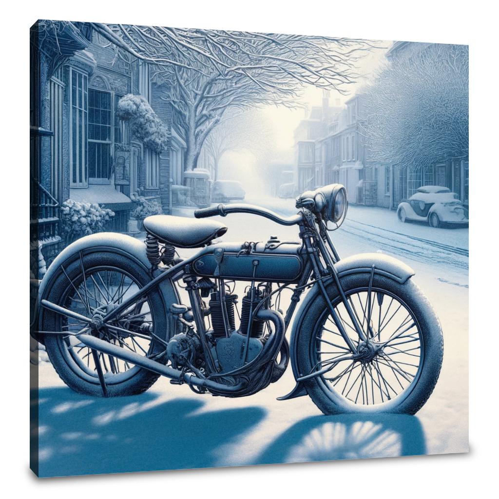 Winter's Pause Canvas
