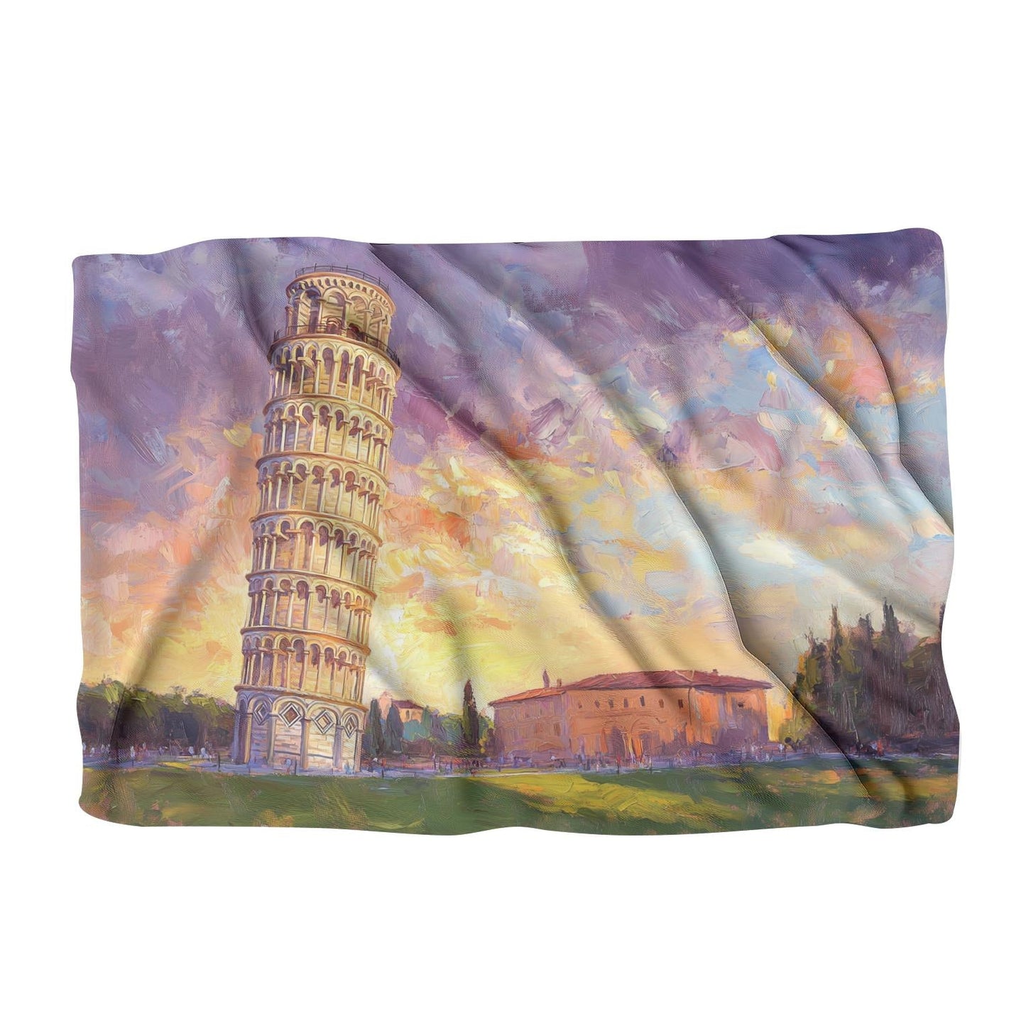 Pisa Sunset Romance Blanket