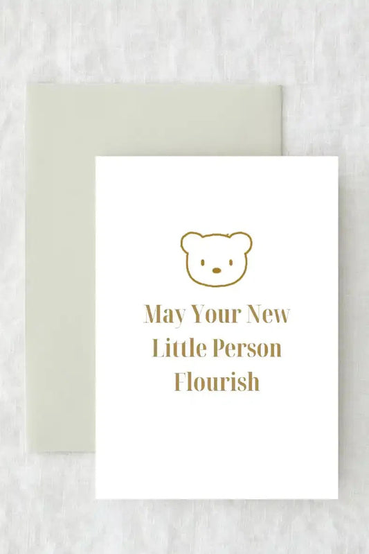 May Your New Little Person Flourish - Gift Card