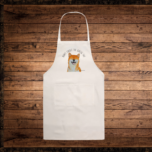 Shiba Inu Apron – For Cooks Under Canine Surveillance
