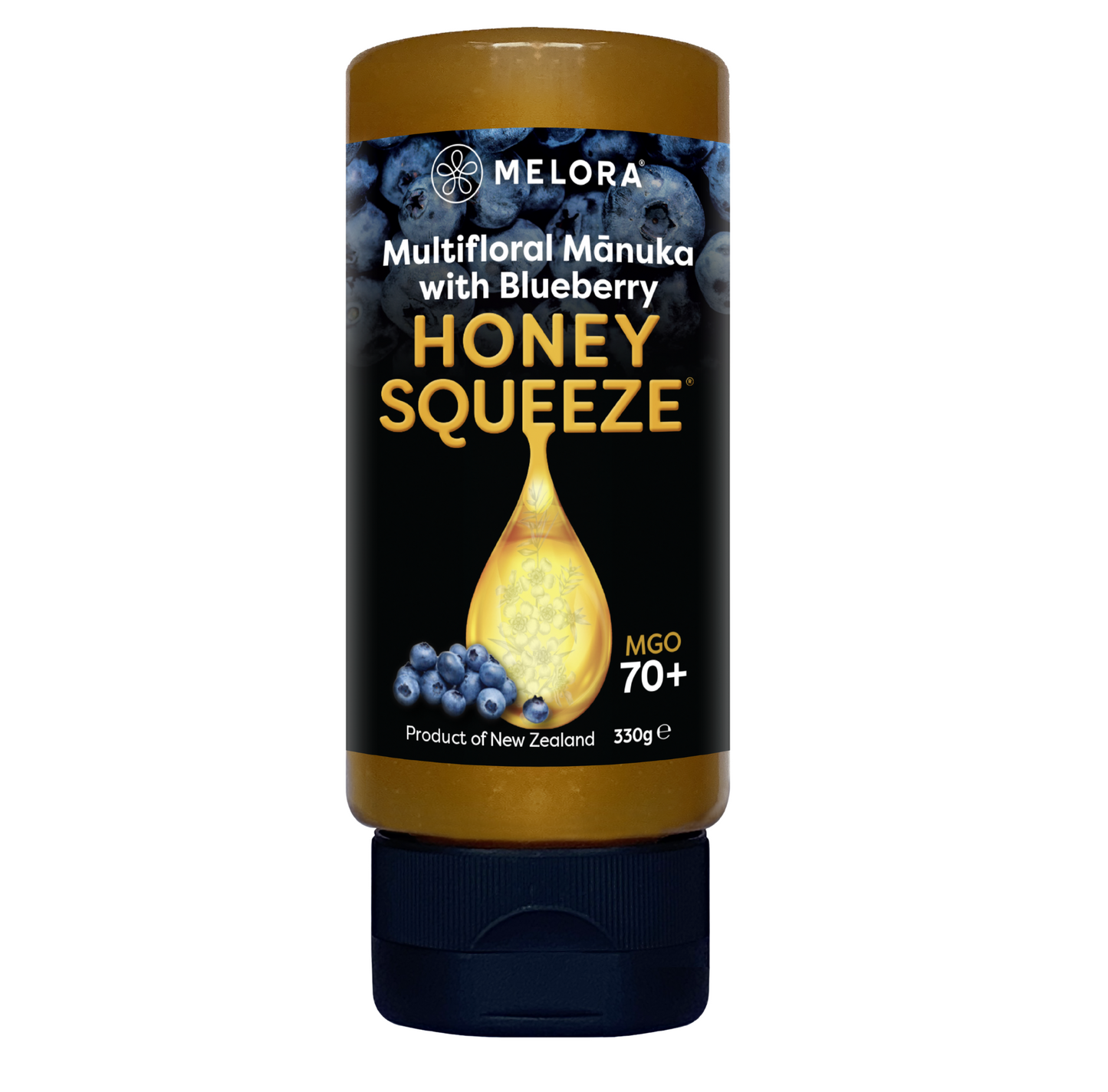 Mānuka Honey Squeeze Bottle 70+MGO Blueberry