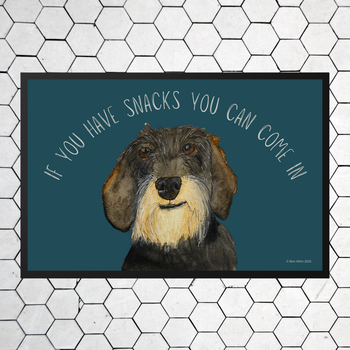 Snacks-Only VIP Access: The Wirehaired Doormat!