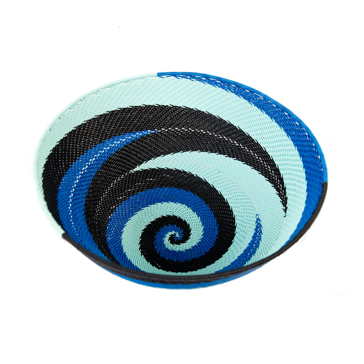 Zulu Telephone Wire Bowl Blue TR16 30cm