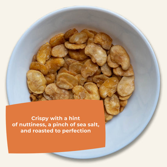 Roasted Fava Bean Pieces - Sea Salt