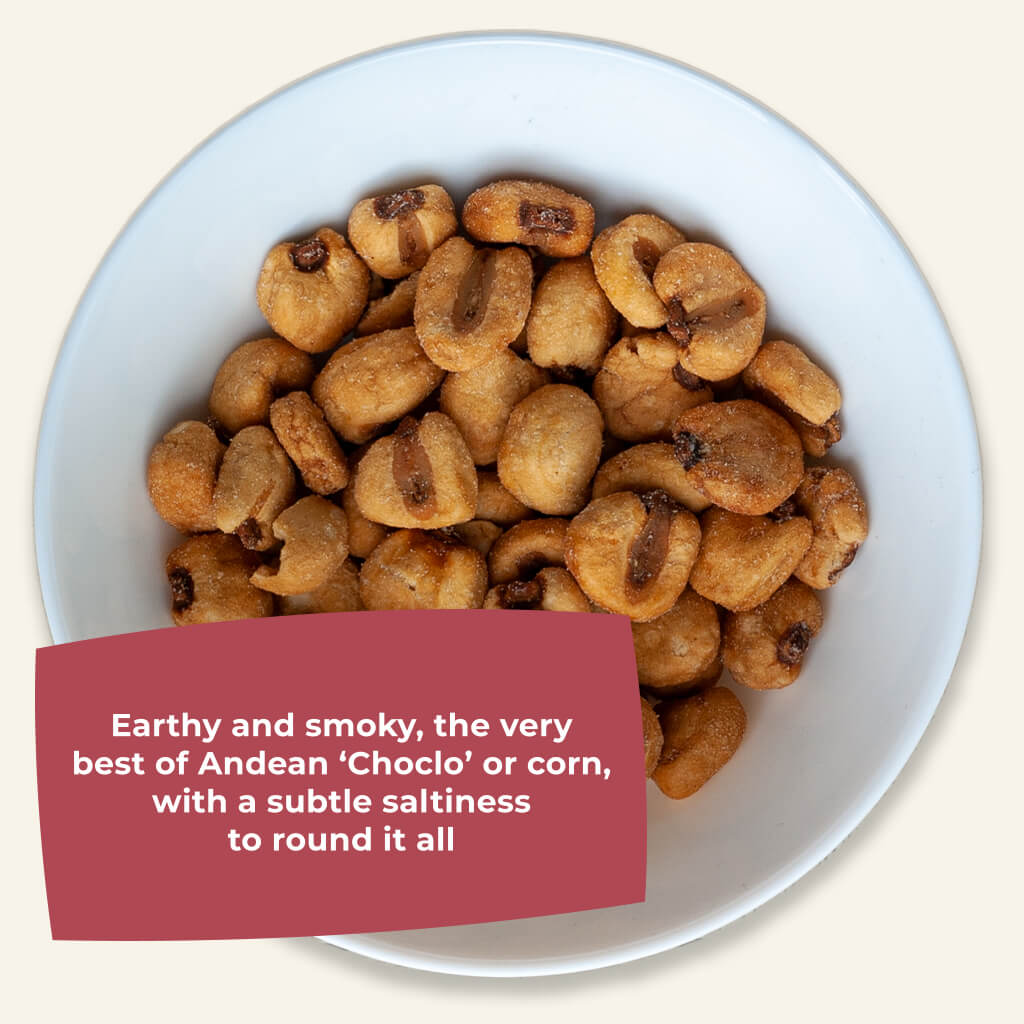 Roasted Peruvian Giant Corn Kernels - Sea Salt