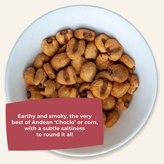 Roasted Peruvian Giant Corn Kernels - Sea Salt