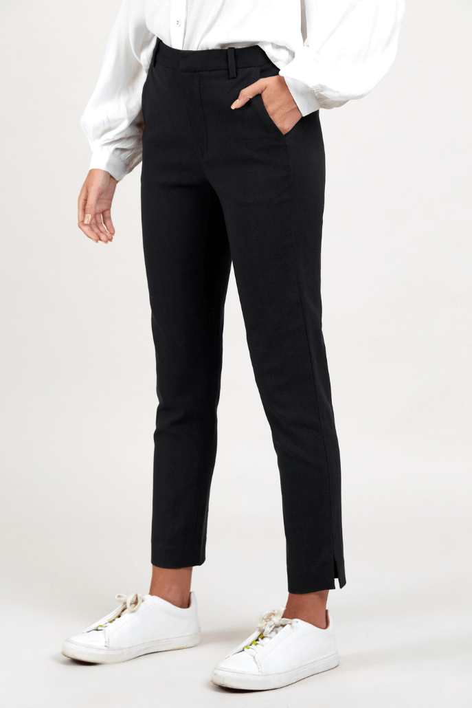 Louche Joele Slim Fit Trouser - Black