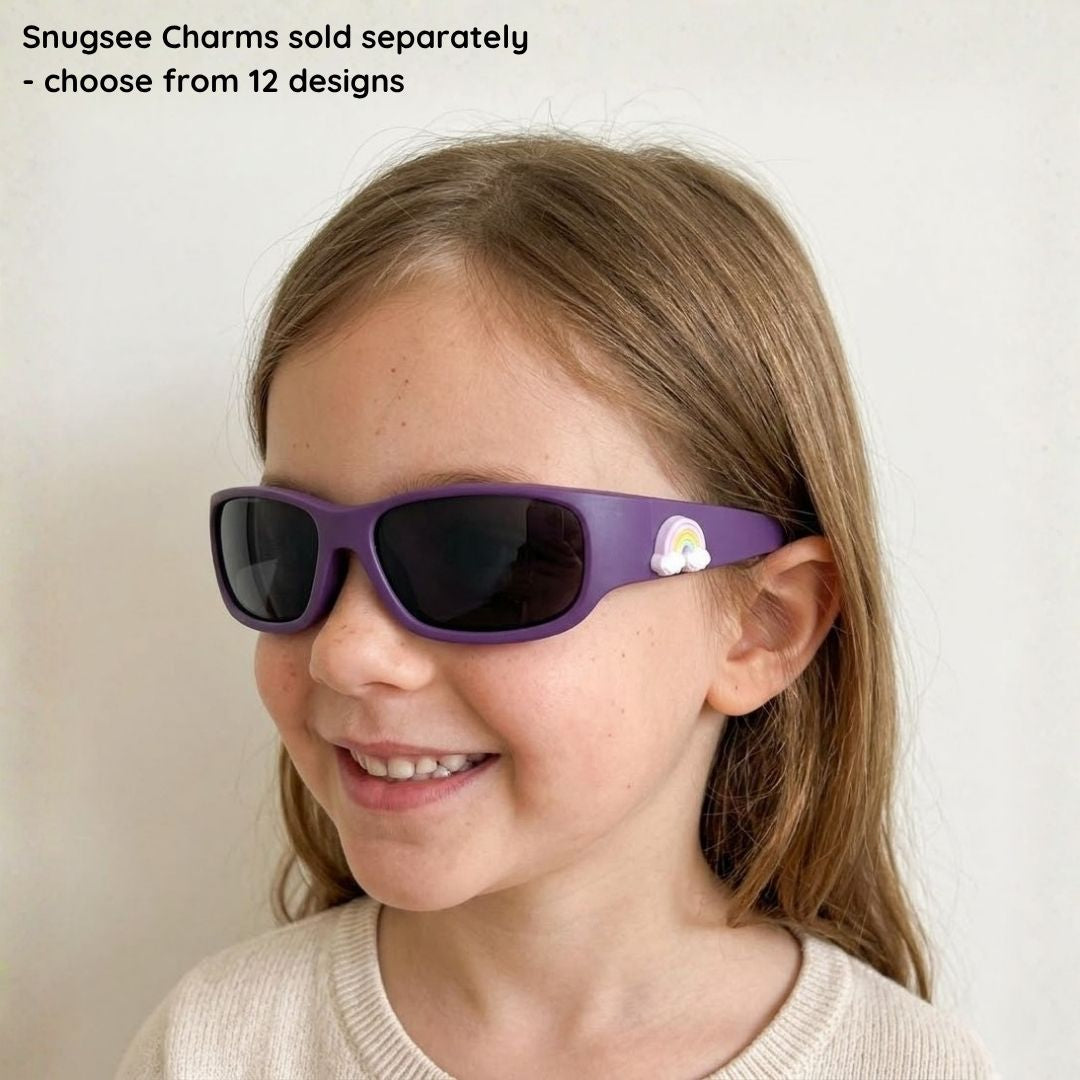 Plum Purple Kids Sunglasses | Polarised Lens | Classic Fit | 3-5 Years