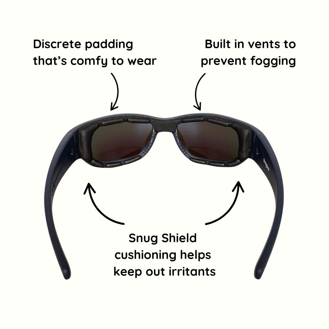 Black Charcoal Kids Sunglasses | REVO Lens | Snug Fit | 3-5 Years