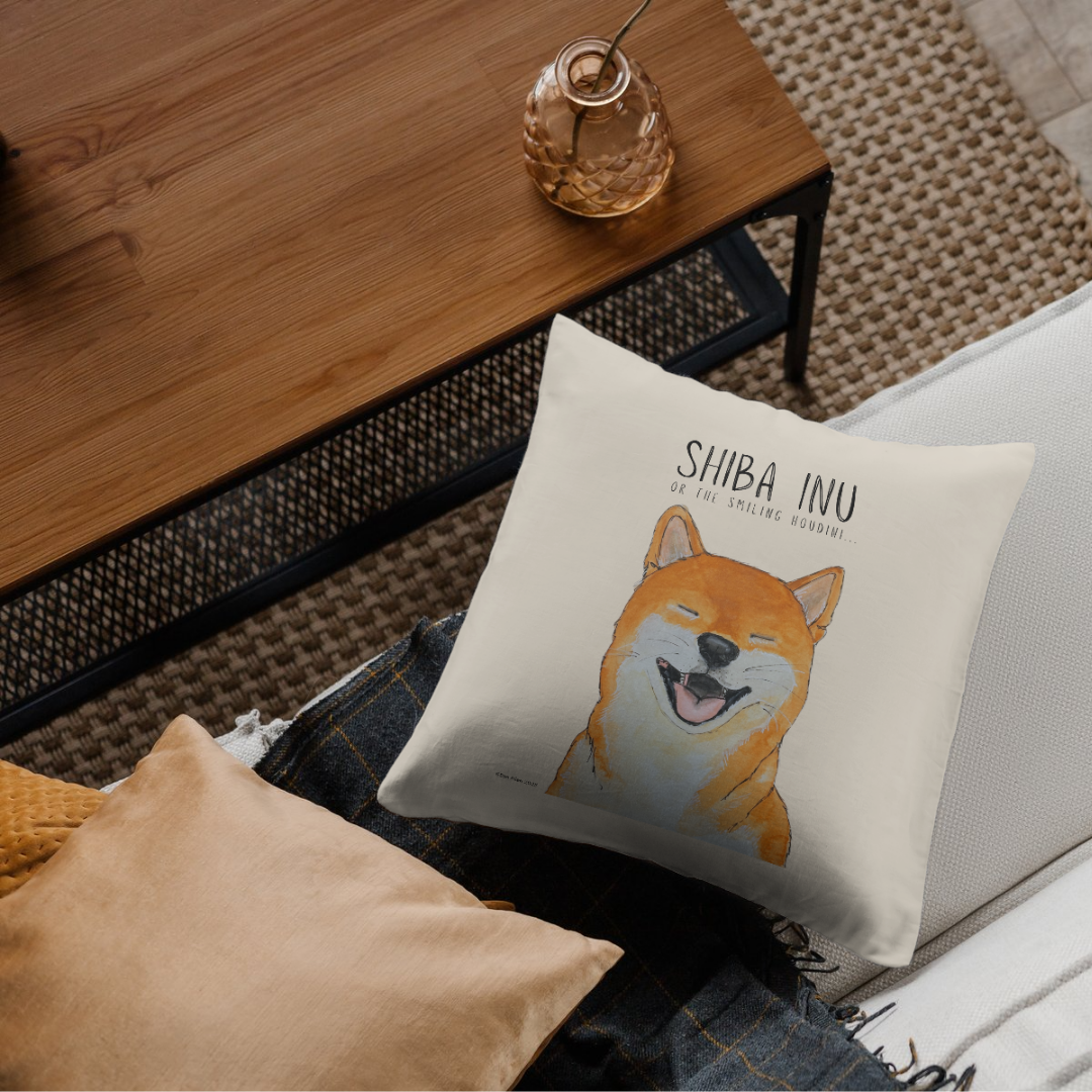 Shiba Inu Throw Pillow Cover