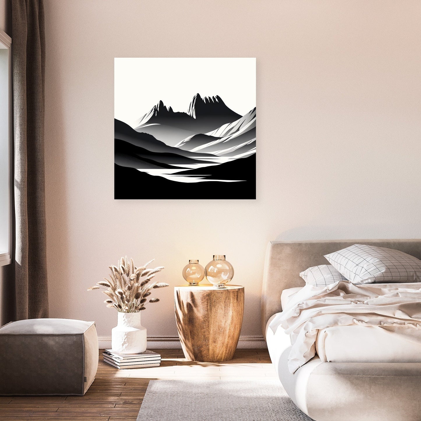 Cradle Mountain Abstract Shadows Canvas