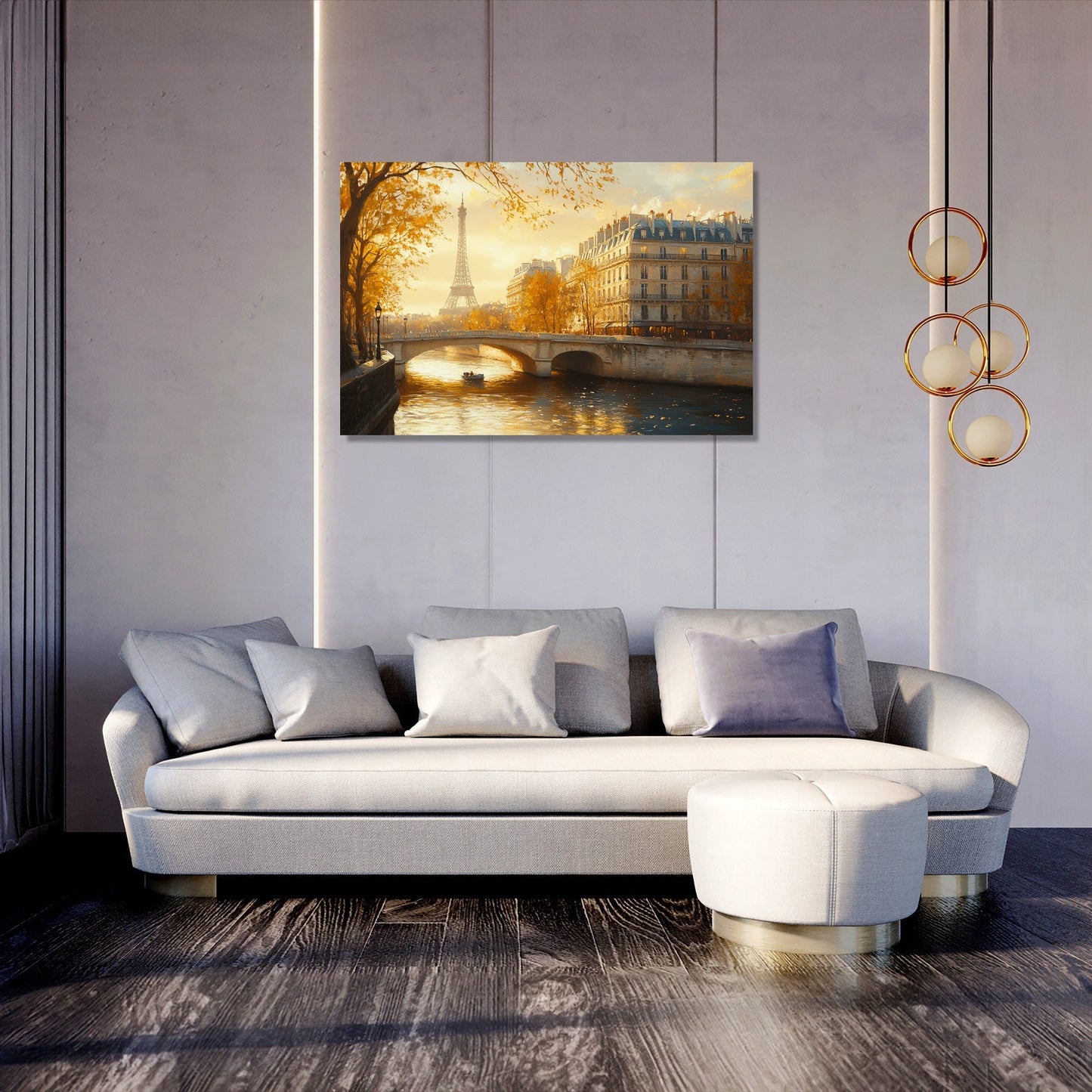 Parisian Harmony Canvas