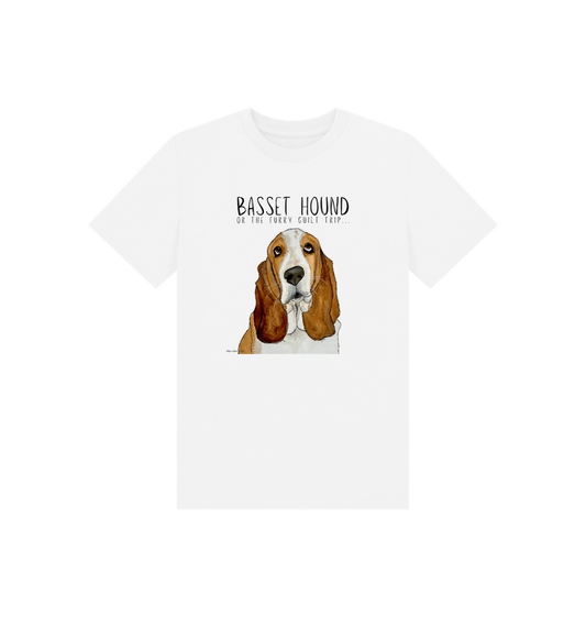 Basset Hound Child’s T-Shirt: Wearable Guilt with a Side of Cuteness!