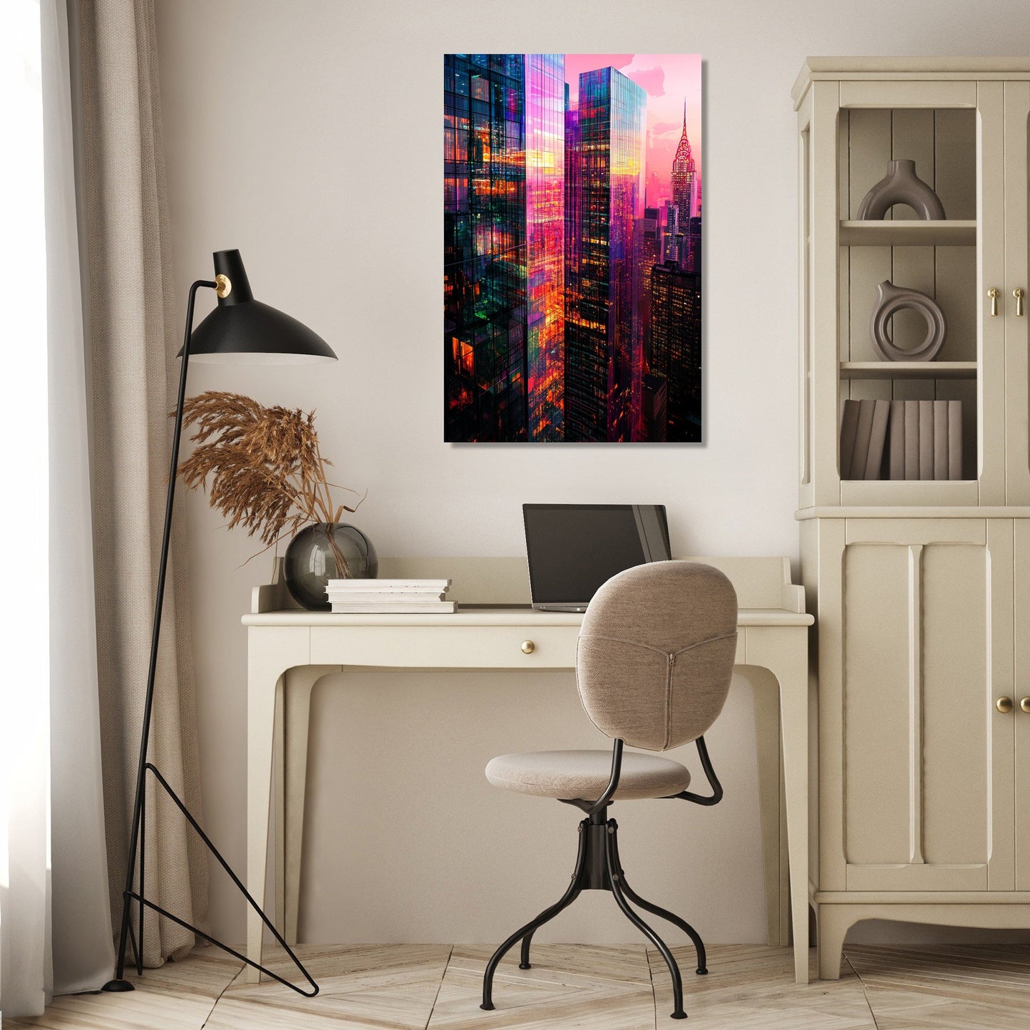 Skyscraper Reflections Canvas