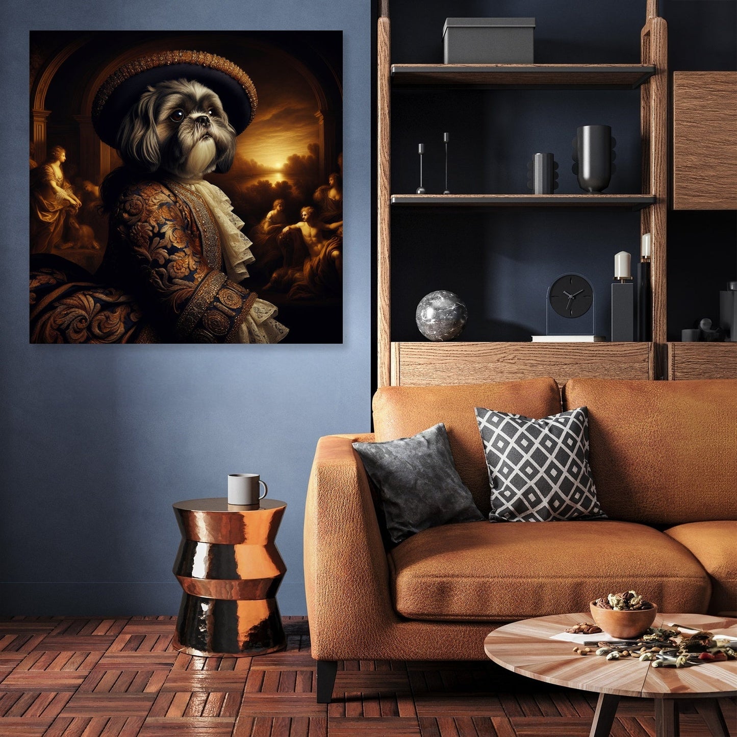 Baroque Shih Tzu Majesty Canvas